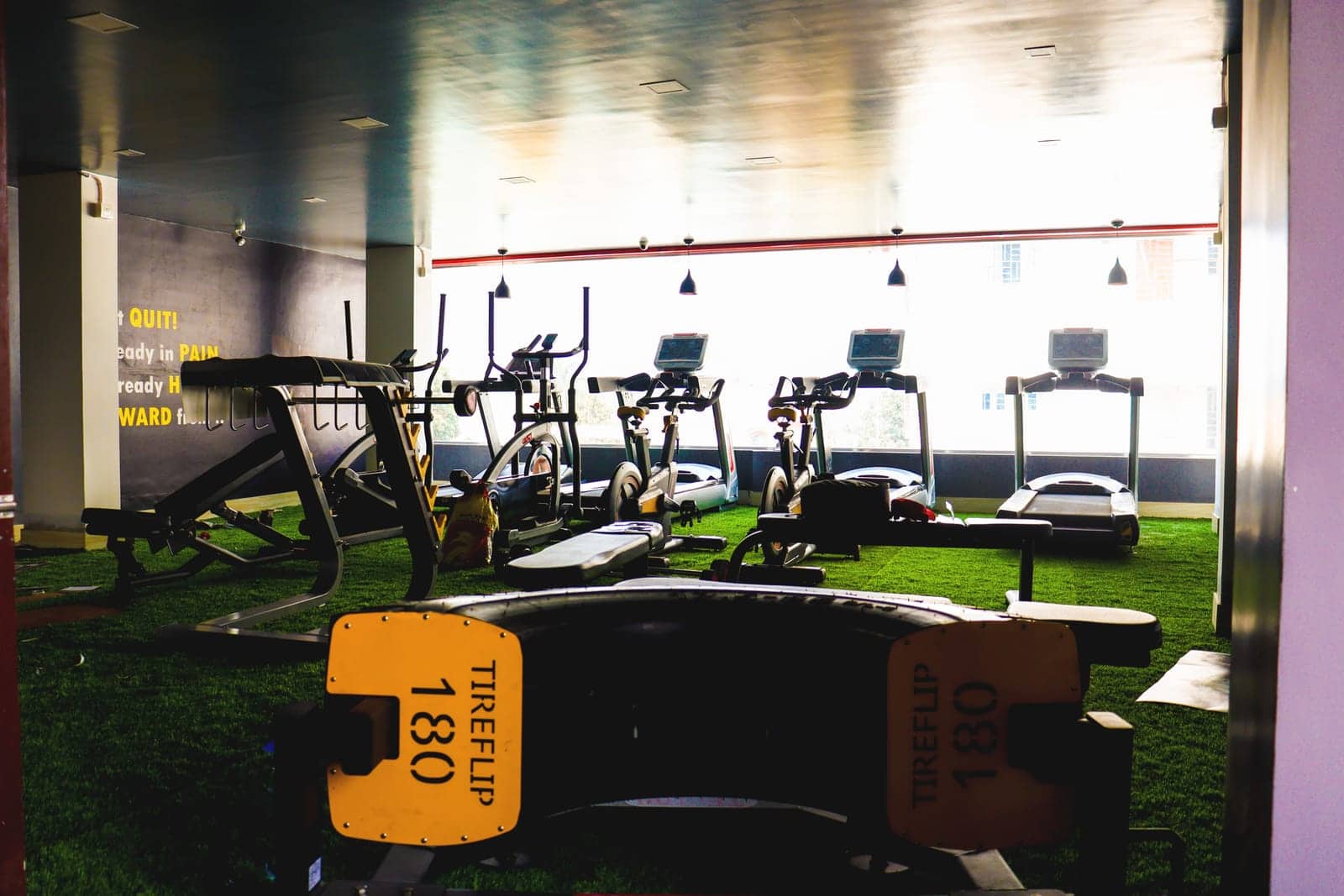Training floor at Oxygen Gym, Burdwan — access and billing run on GYMBIM